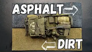DIY Crafting Realism: Building Asphalt & Gravel Roads for Dioramas