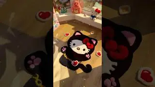 Hello kitty custom tufted rug 💖 #hellokitty #handmade de