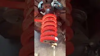 Amazing Hot Metal Spring Making Process | Satisfying Machines #shorts