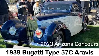1939 Bugatti Type 57C Aravis - Listen to it running! Pebble Beach Winner  #azConcours #barryt 