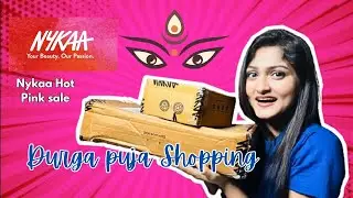 Pujor shopping start kore Dilam Skin Care product Diye 💕 || Nykaa Hoy Pink Sale || Lahona Das Vlogs 