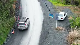 Ahuroa Road, Puhoi Slip Repair - Anchors & Reinforced Concrete Retaining Wall