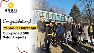 YellowLite x Cuyahuga County | 500 Solar Projects Completed