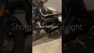Shotgun 650 Seat height experience Royal Enfield  Comfortable bike 🤔