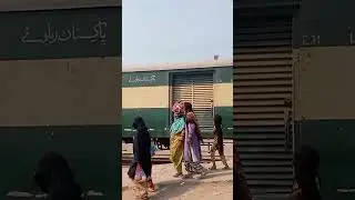 Mohan Jo Daro Express Crossing Rahmani Nagar Station #pakrailway #train #mohanjodaro
