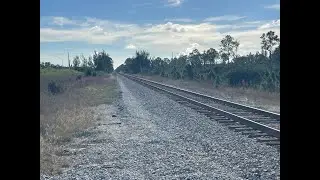 Amtrak Silver Meteor At Grrade Crossing In Palm Beach County