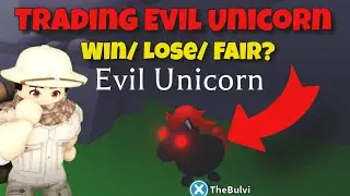 TRADING EVIL UNICORN in ADOPT ME!