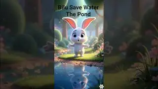 Bilu the Bunny Saves Water 🌊🐰 | Moral Story for Kids | Animated Jungle Story