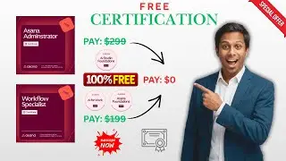 These Asana Certifications ARE FREE Right Now ($498 Value!)