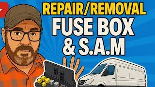 Easy Mercedes Sprinter NUT & Bolt / Fuse Box & SAM module removal in 10 min &hellip; super easy and fun