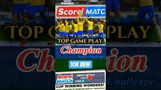 AUGUST CHALLENGE WINNER 💪 | Score Match Gameplay #football #shorts #shortvideo #scorematch