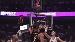 NBA 2K23 Allen Iverson Philadelphia 76ers vs Jason Kidd & Vince Carter New Jersey Nets PS5 Gameplay