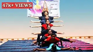 Best Performance by College students #performance #yoga #yogawithprasanna