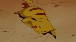 Pikachu getting owned by an Ivysaur