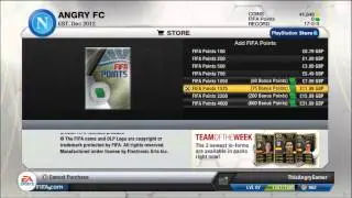 FIFA 13 FIFA POINTS GLITCH (DOUBLE FIFA POINTS)