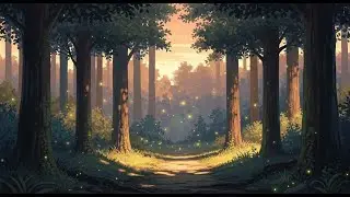 Magical Forest Walk at Dusk | Relaxing Slow Living Nature ASMR