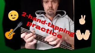 2 hand tapping on bass (short riff) by BelgianBassDude