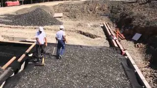 Beim Einbau von ecoglas Schaumglasschotter Zeit und Kosten sparen