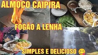 COMIDA NO FOG&Atilde;O A LENHA! AQUI NA RO&Ccedil;A INTERIOR DE MINAS GERAIS!