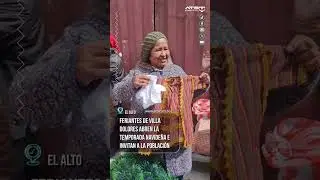 Feriantes de Villa Dolores abren la temporada navide&ntilde;a e invitan a la poblaci&oacute;n