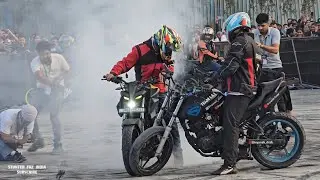 CAR DRIFTING VS BIKE STUNT RIDERS INDIA'S BIGGEST EVENT
