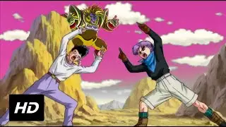 Взрослый Готенкс VS Ребенок Вегета (Озару) - Готен и Транкс объединяются - Dragon Ball GT