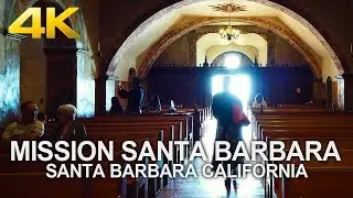 SANTA BARBARA - Mission Santa Barbara, California, USA, Travel, 4K UHD