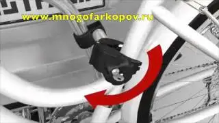 Велобагажник на фаркоп Westfalia Portilo BC 60 350010600001 (обзор,установка)