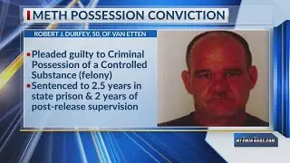 Van Etten man sentenced for having meth during traffic stop