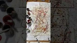 Tribuno Clavius Atelier #jacksonpollock #dripping  #trilhasonora @PlanetSaxon  #ridelikethewind