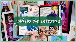 Journal comigo 📚 | Spreads tem&aacute;tico e atualiza&ccedil;&atilde;o de leituras ✨