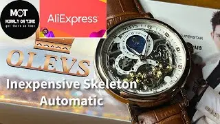 Aliexpress Most Inexpensive Automatic?! Olevs 9001 Skeleton Automatic @AliExpressGlobal #aliexpress