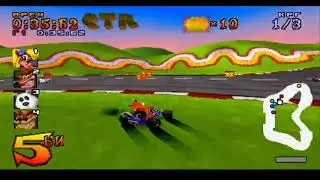 Crash Team Racing (PS1) (CTR) #2 Руины 100%