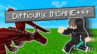 Playing Minecraft on INSANE DIFFICULTY!