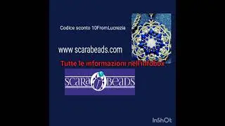 presentazione sito materiale creativo #scarabeads#perline#diamonduo#biconi#preciosa#seedbeads