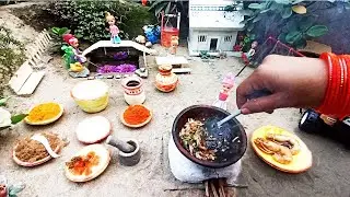 how to make golda chingri Recipe || Mini Real food golda chingri ||Mk Kutir Ranna