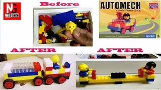 Automech Interlocking Pieces by Pecock |Bonkerz Developing Automech Blocks Set For Kids |