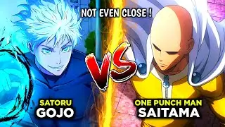 Satoru Gojo Vs Saitama : This Battle Not Easy For Saitama ! ( HINDI )