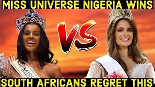 OMG!!! SOUTH AFRICANS CRYING AFTER CHIDINMA, MISS NIGERIA WINS 1st RUNNER UP OF MISS UNIVERSE 2024