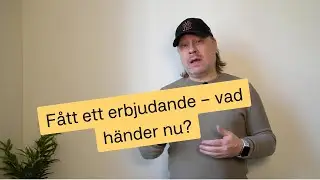 F&aring;tt ett erbjudande, vad h&auml;nder nu? | Anyfin