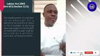 HR DIARIES - Contract of Employment