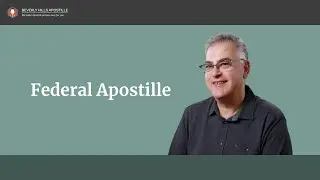 What kinds of federal documents typically require a federal apostille/authentication?