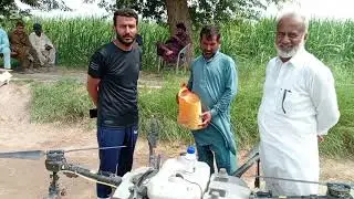 #drone services at farm of a progressive grower Rashid Ali circle SDK 150/P.JDW Sugar Mills Unit-2