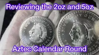 Unboxing & Reviewing the 2oz & 5oz Silver Aztec Calendar Round- review @Silver_Prospect