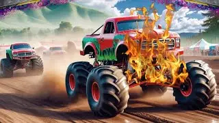 Monster Truck STUNTS 😱 | Mega Ramp Jumps!
