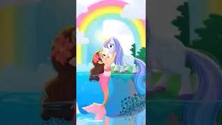 A Mermaid and a Unicorn 🌈 | Sweet Storybook Bedtime Story #BedtimeStories #KidsStories