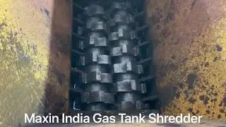 LPG Gas Tank crusher, Large Gas Tank VS Crusher, Gas Cylinders Shredder, #BigGasTanksShredding,