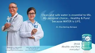 Clean and safe water is essential to life by Dr. Elisa Bantug-Baroque