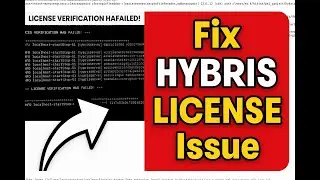 How to fix Hybris license expired issue | SAP Commerce Cloud (Hybris) License Issue Solution