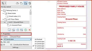 Creating a Custom Title Block  - ArchiCAD Tutorial